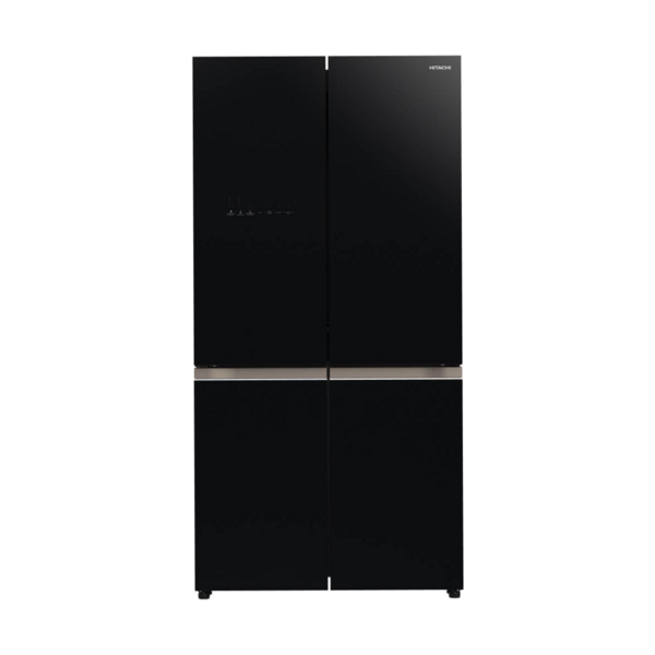 Hitachi 638L 4 Door Fridge Black Glass RWB640VT0GBK