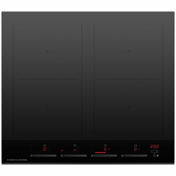 Fisher & Paykel Series 7 60cm Induction Cooktop Black Glass CI604DTB4