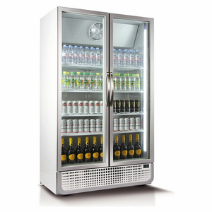 Husky 975L Glass Double Door Fridge C10PRO-H-WH-AU-HU