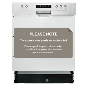 Artusi 60cm Semi-integrated Stainless Steel Dishwasher ADWSI601X