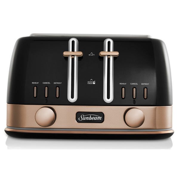 Sunbeam New York Collection 4 Slice Toaster Black Bronze TA4440KB Andoo