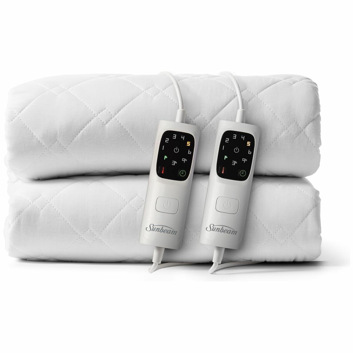 Sunbeam Sleep Perfect Quilted Anti-bacterial Queen Heated Blanket BLQ6451 |  Andoo