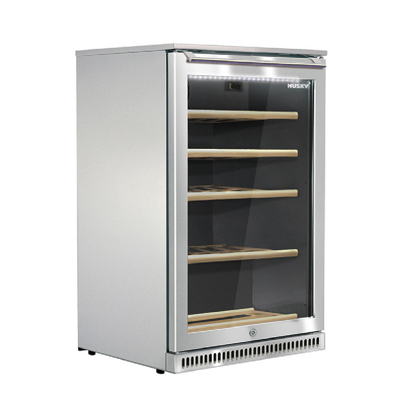 Husky 104L Alfresco Wine Cooler Stainless Steel HUSWSALFC1SS Andoo