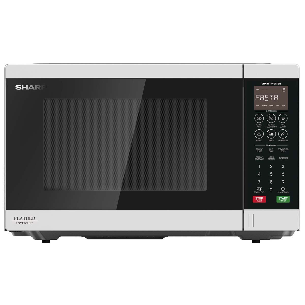 Built in top flatbed microwave