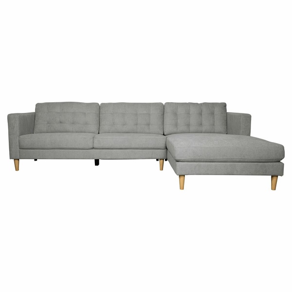 Ostro Furniture Ostro Esperence Three Seater Right Hand Chaise Sofa Steel U501SARHFCSXSHX