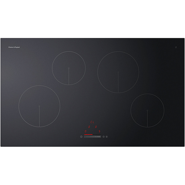 Fisher & Paykel Series 5 90cm Four Zone Induction Cooktop Black Glass CI904CTB1
