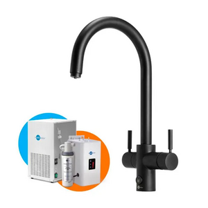 Insinkerator MultiTap Chilled Multi-Function Mixer Tap System Juno Black CHJUNO-JB
