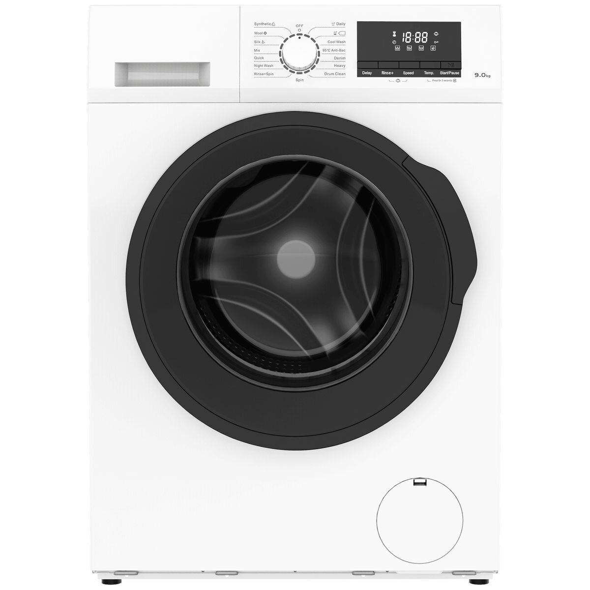 Eurotech 9kg Front Load Washing Machine ED-FLW9WH