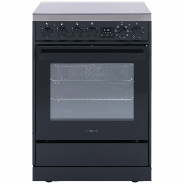 Eurotech 60cm Electric Freestanding Cooker ED-EUROC60BK | Andoo