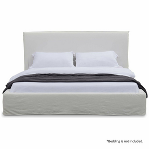 Kalona KAUAI Queen Bed Base & Bedhead Salt WS-703Q-SALT-02-NZ