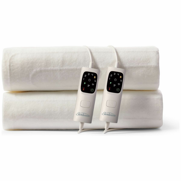 Sunbeam Sleep Perfect Anti Bacterial Double Heated Electric Blanket BLA6341