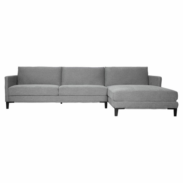Ostro Furniture Ostro Freycinet 4 Seater Right Hand Chaise Sofa Grey Stone U6250ZRHFMERGST
