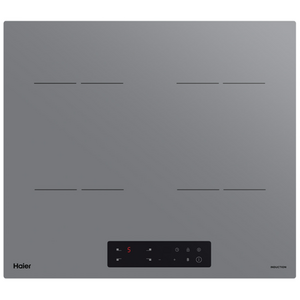 Haier 60cm 4 Zone Induction Cooktop Grey Glass HCI604TG3