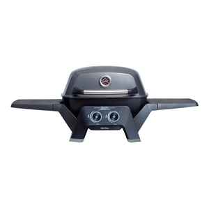 Ziggy Elite Twin Grill Portable LPG BBQ Gunmetal Grey ZGTGE