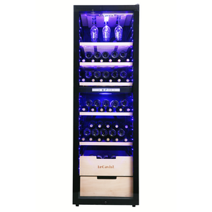 LeCavist Cuvee Rothschild 226 Bottle Dual Zone Wine Fridge LCS230VN2Z1D