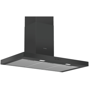 Bosch Series 2 90cm Wall-Mounted Canopy Rangehood Black DWB96BC60A