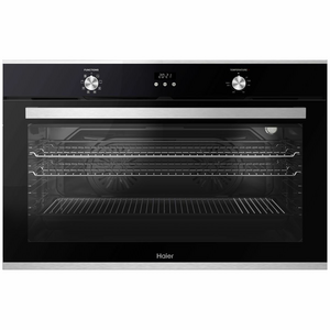 Haier 90cm Built-In MultiFunction Oven Black HWO90S10EX2