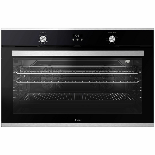 Haier 90cm Built-In MultiFunction Oven Black HWO90S10EX2