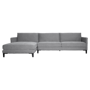 Ostro Furniture Ostro Freycinet 4 Seater Left Hand Chaise Sofa Grey Stone U6250ZLHFMERGST