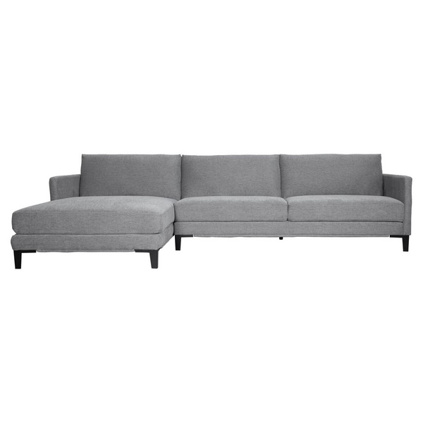 Ostro Furniture Ostro Freycinet 4 Seater Left Hand Chaise Sofa Grey Stone U6250ZLHFMERGST
