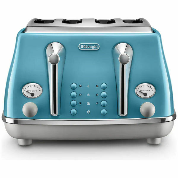 Delonghi Icona Capitals Four Slice Toaster New York Yellow