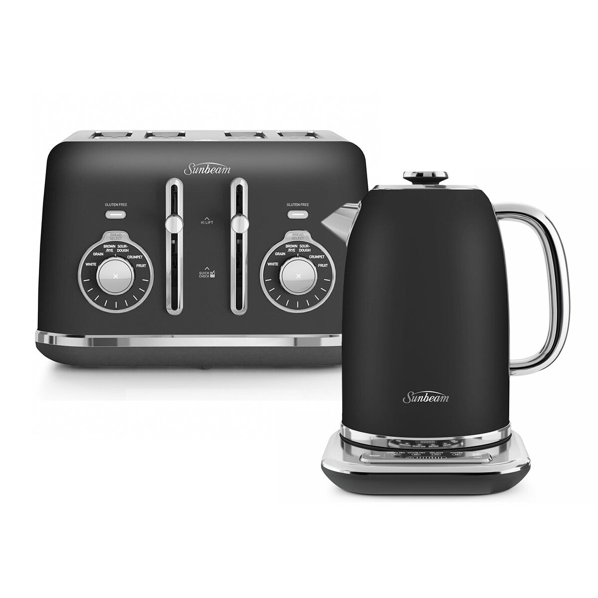 Sunbeam Alinea Kettle 4 Slice Toaster Breakfast Set