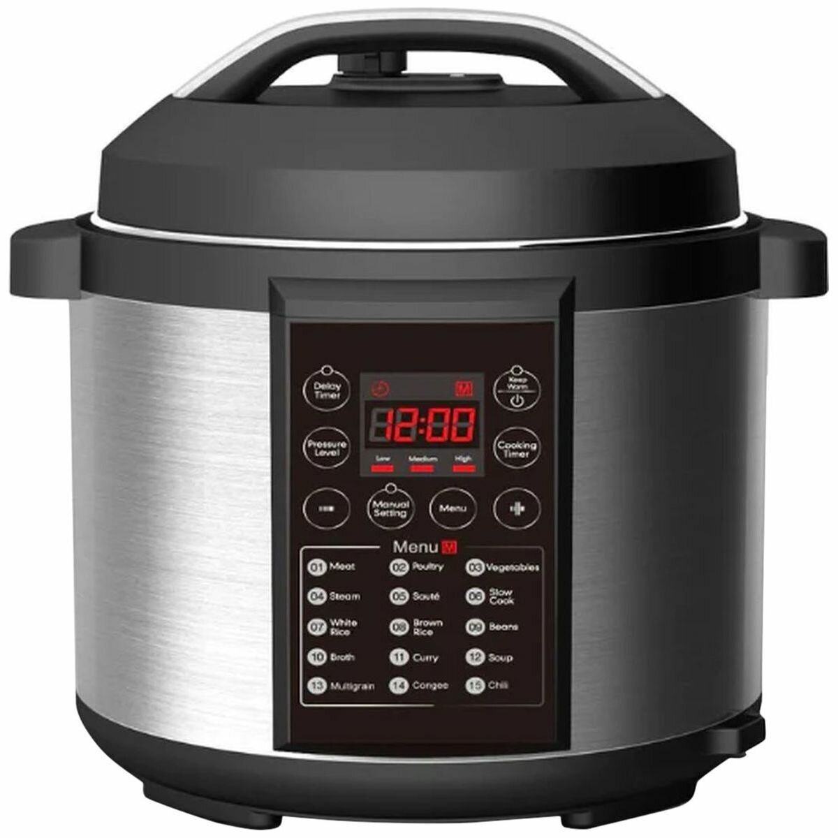 Living & co digital pressure cooker 6l top