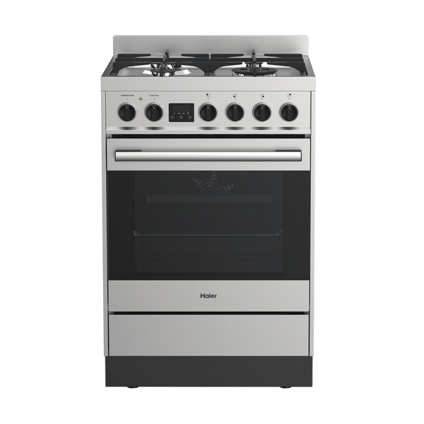 Haier 60cm 4 Burners Freestanding Dual Fuel Oven Cooker HOR60S9MSX1