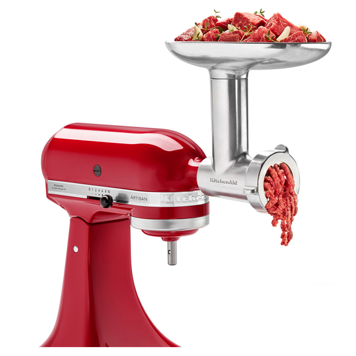 KitchenAid Metal Food Grinder Attachment 5KSMMGAA