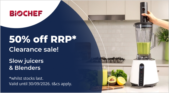 BIOCHEF CLEARANCE 50% OFF RRP* SALE