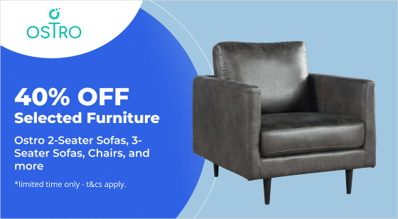 Save up to 40% on selected Ostro Furniture